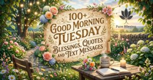 100+ Good Morning Tuesday Blessings, Quotes and Text Messages.
